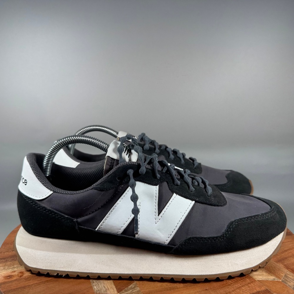 New Balance 237 Womens Black White Magnet Retro Sneakers WS237NB Size 11